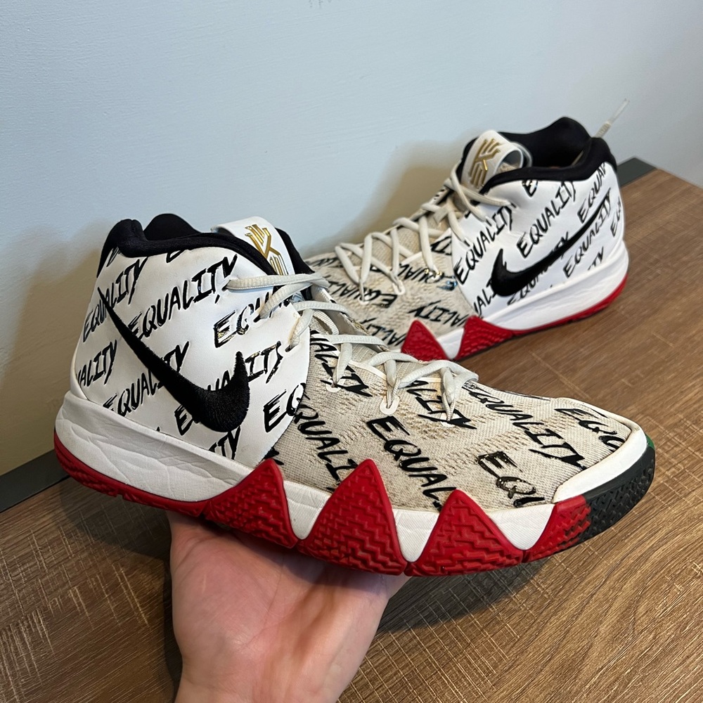 Nike Kyrie 4 Equality BHM‎ Black History Month Shoes Men Size 12 AO3167-900
